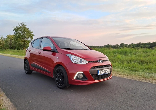 Hyundai i10 cena 27900 przebieg: 93300, rok produkcji 2016 z Kościan małe 254